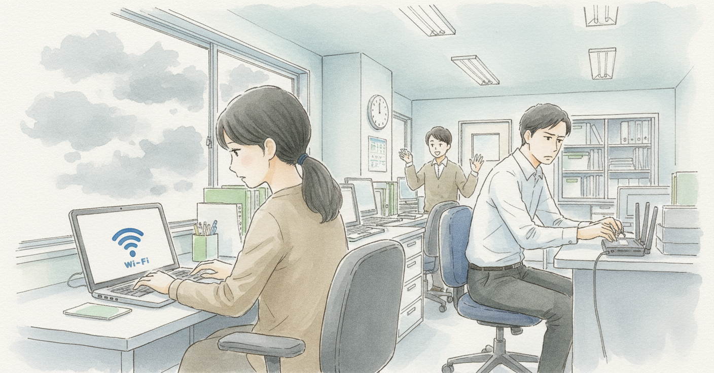 繋がらないWi-Fiと、繋がった心 のカバー画像