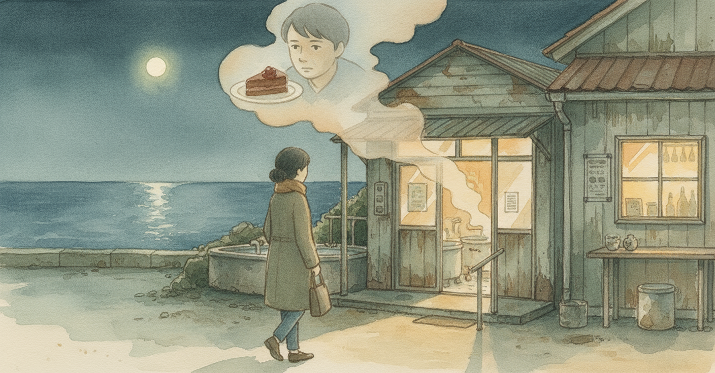 湯気と砂糖と、あの夜の海 のカバー画像