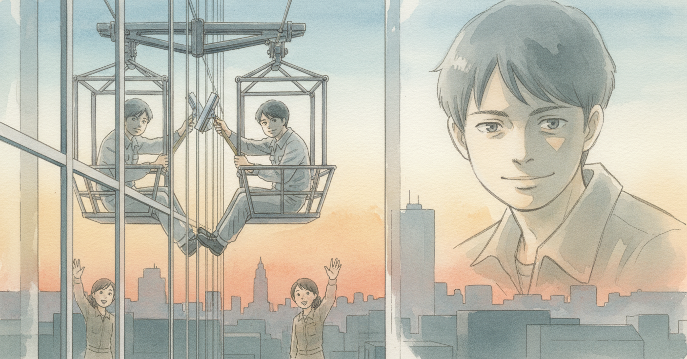 平成最後の窓拭き、そして空 のカバー画像