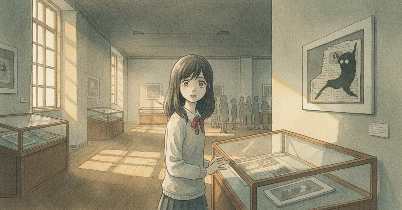 展示室の影 のカバー画像