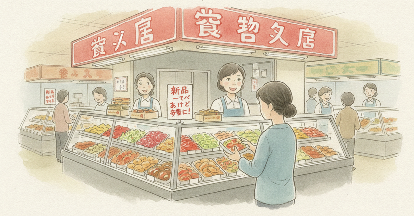 デパートの地下、消えない喜び のカバー画像