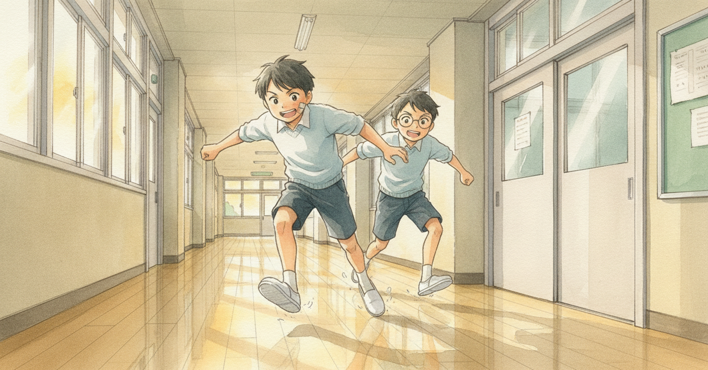 激走！校長室ダンジョンと伝説の神器 のカバー画像