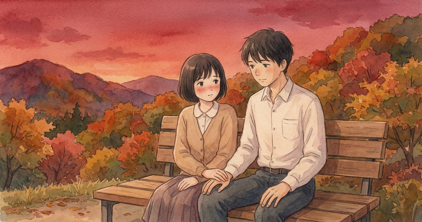 紅葉色の甘い吐息 のカバー画像