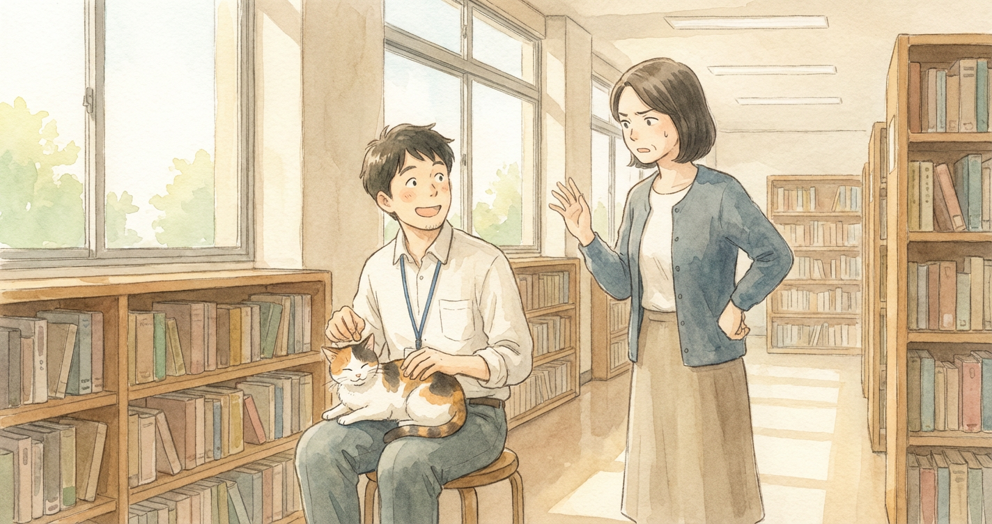 図書館の猫と、封印された記憶 のカバー画像