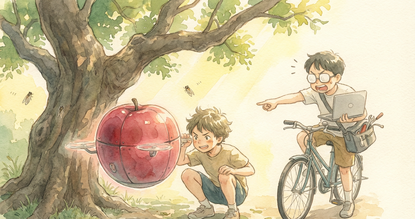 爆走！梅干しドローンと秘密のポータル のカバー画像