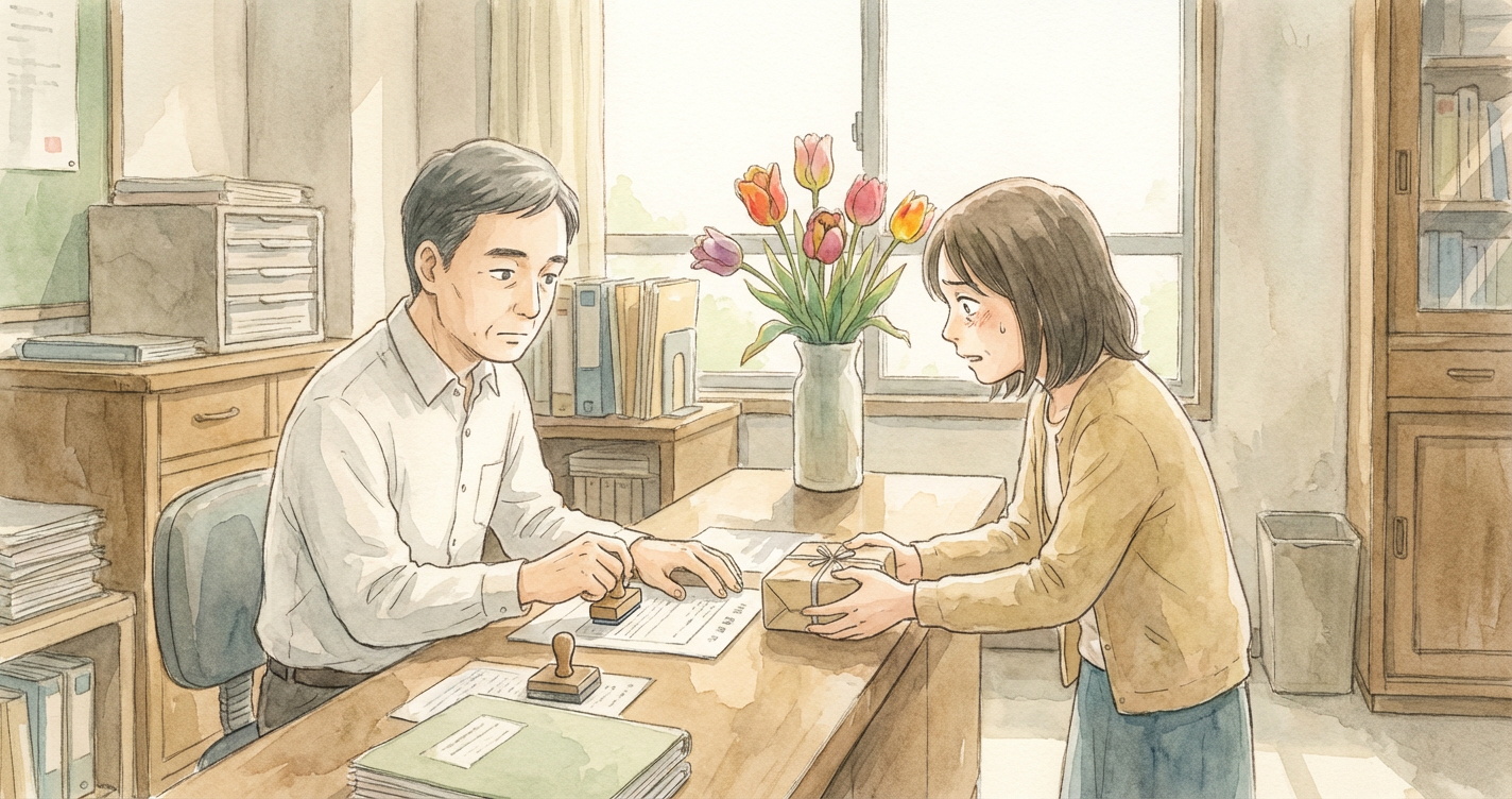 役所のチューリップ のカバー画像