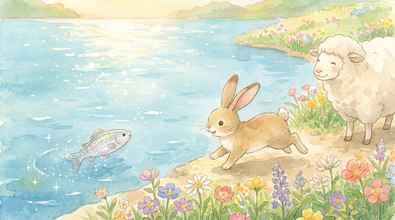 キラキラ湖のひみつの約束 のカバー画像