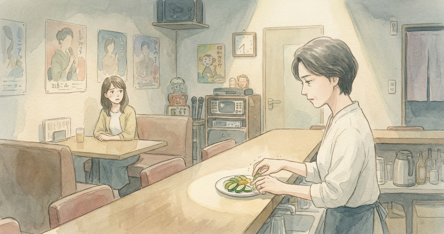 漬物の夜に、魂の叫び、愛憎の爆発 のカバー画像