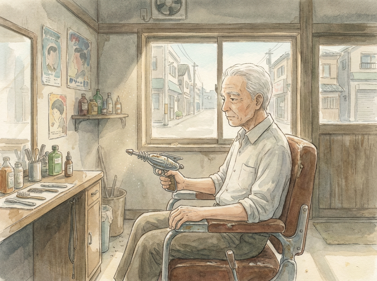 銀色の光線、褪せた髪 のカバー画像