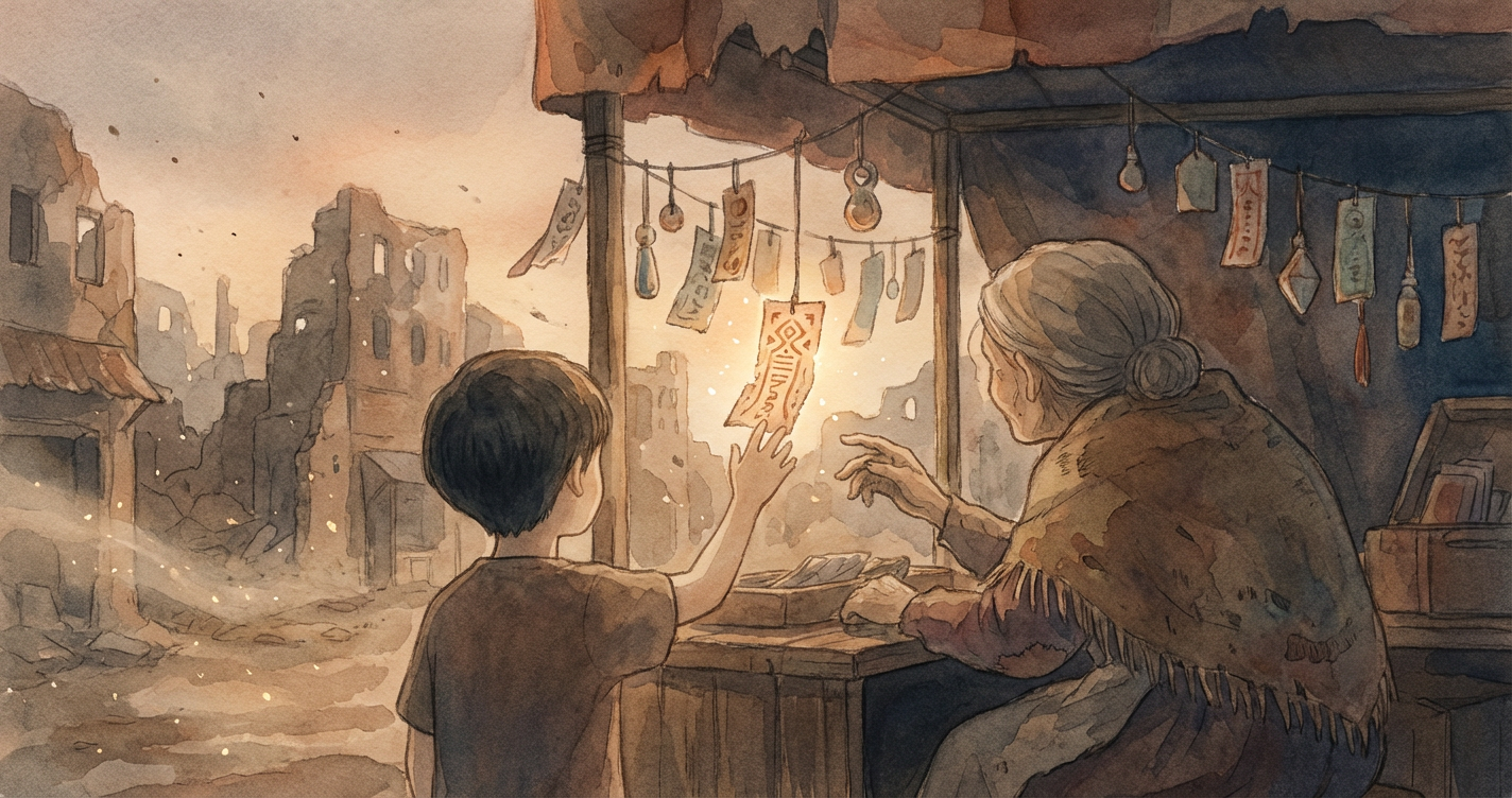 市場の子供と消えゆく呪符 のカバー画像