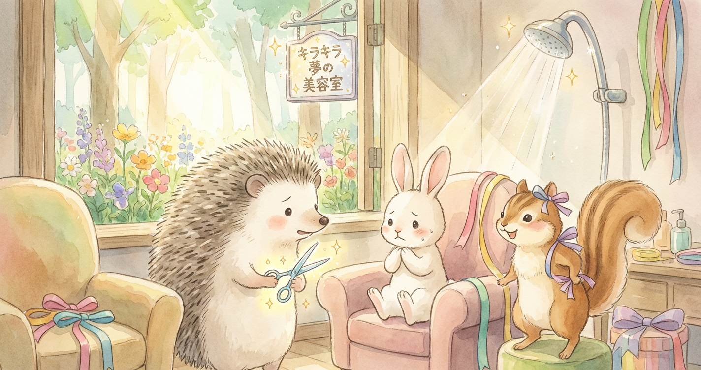 キラキラゆめの美容室 のカバー画像