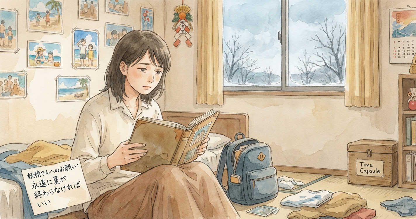 夏の終わりの大晦日、妖精が見せたもの のカバー画像