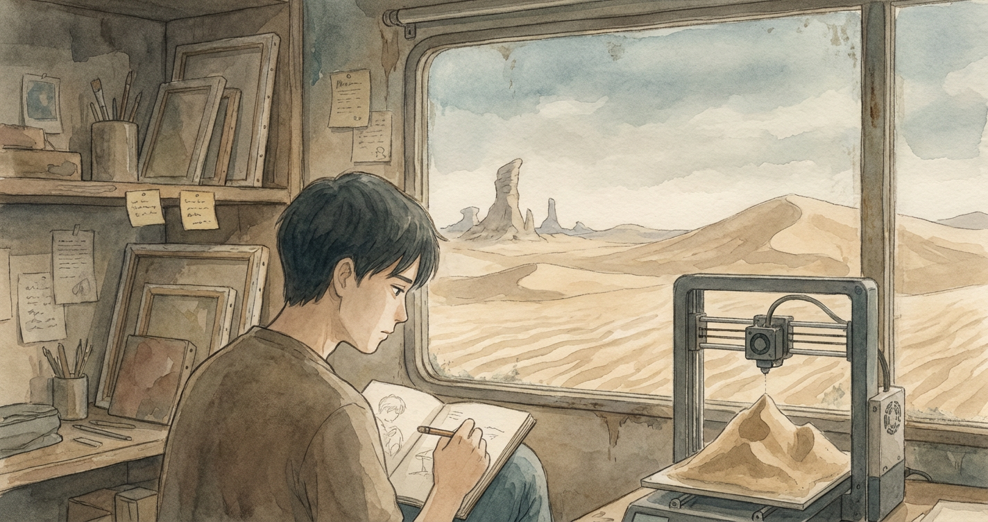 砂丘の上のアトリエ のカバー画像